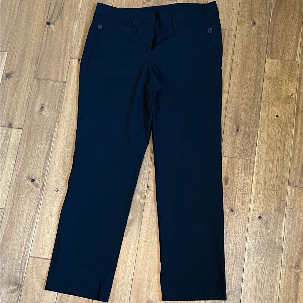 Lane Bryant Black Straight Leg Pants 18 long stretch!!
